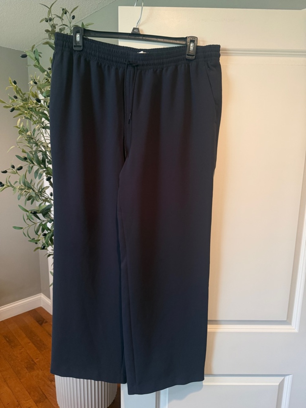 Aritzia Wide Leg Pants in Navy